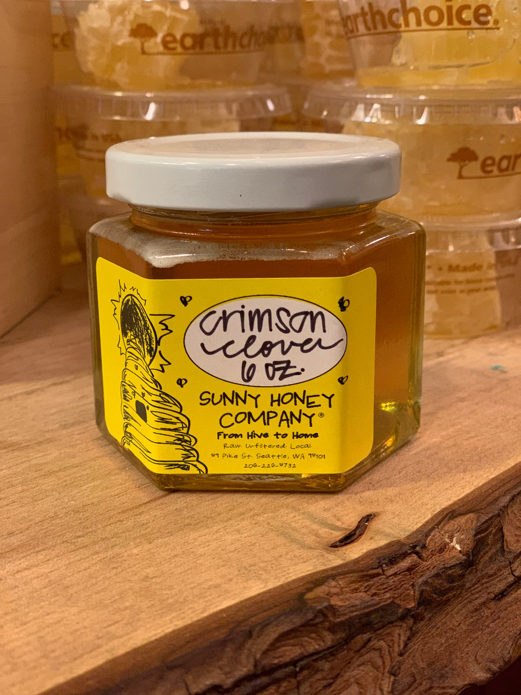 Crimson clover honey