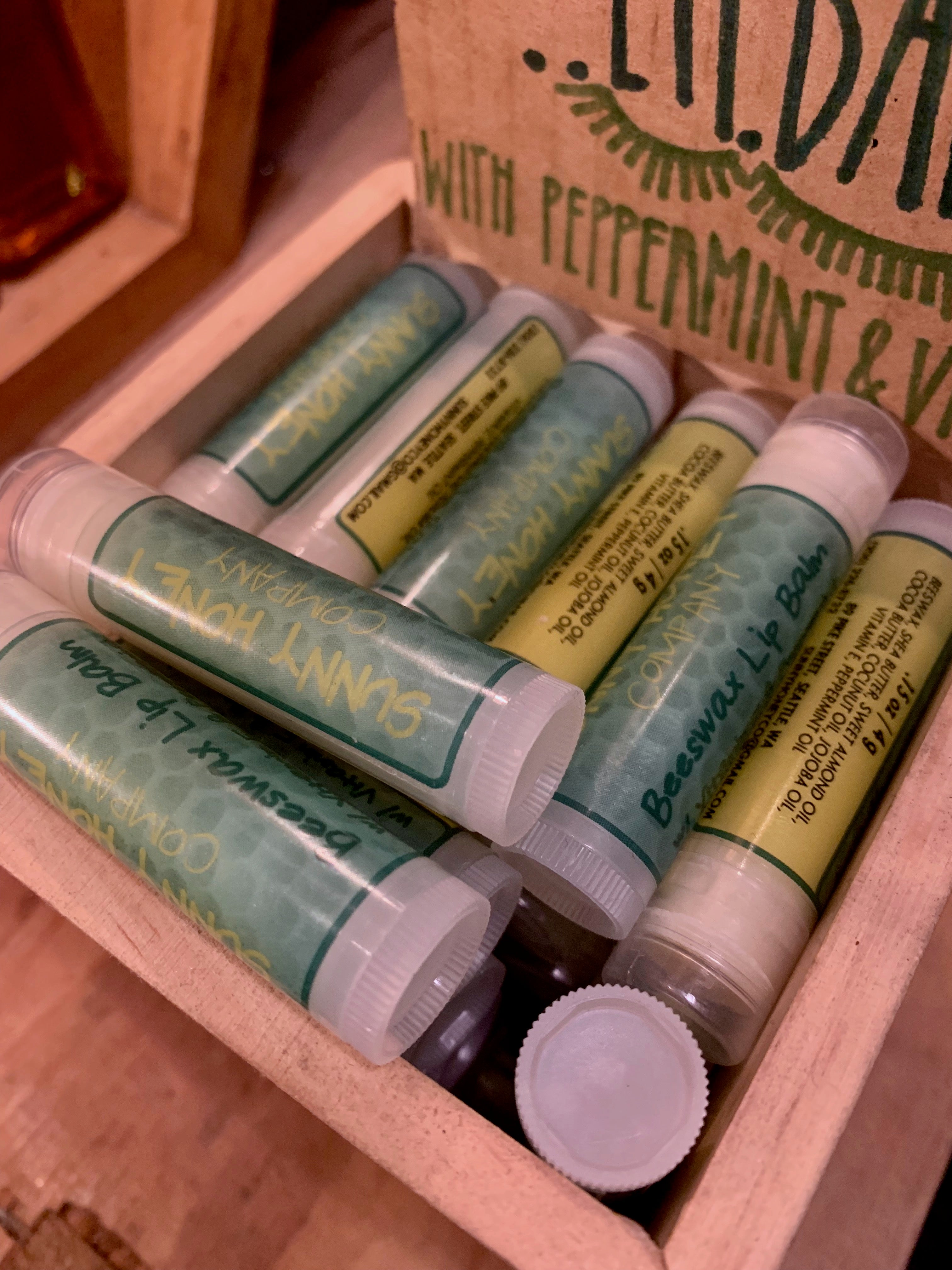 Handmade Beeswax Lip Balm