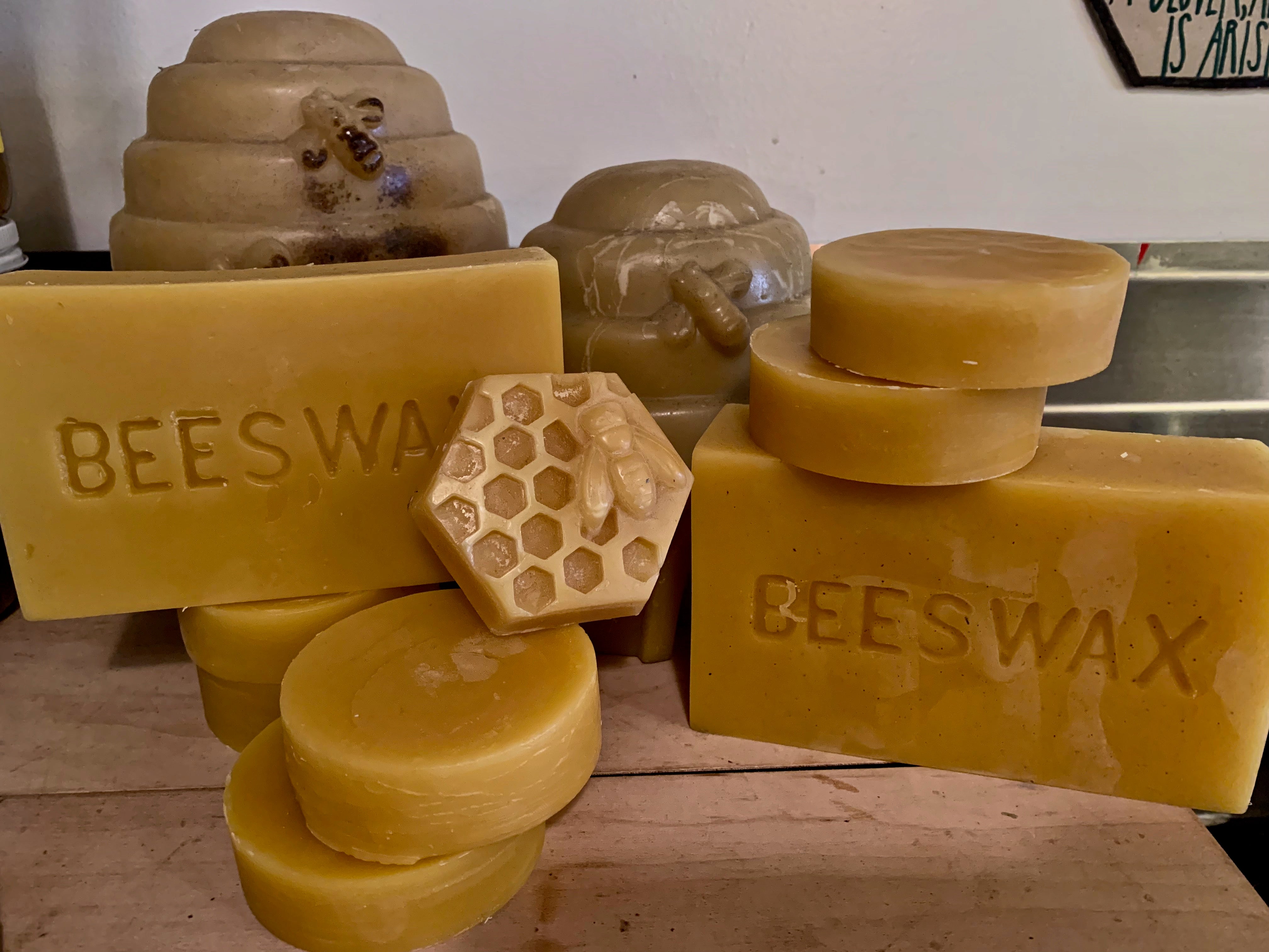 Pure Beeswax Blocks - Peabody Mountain Artisans